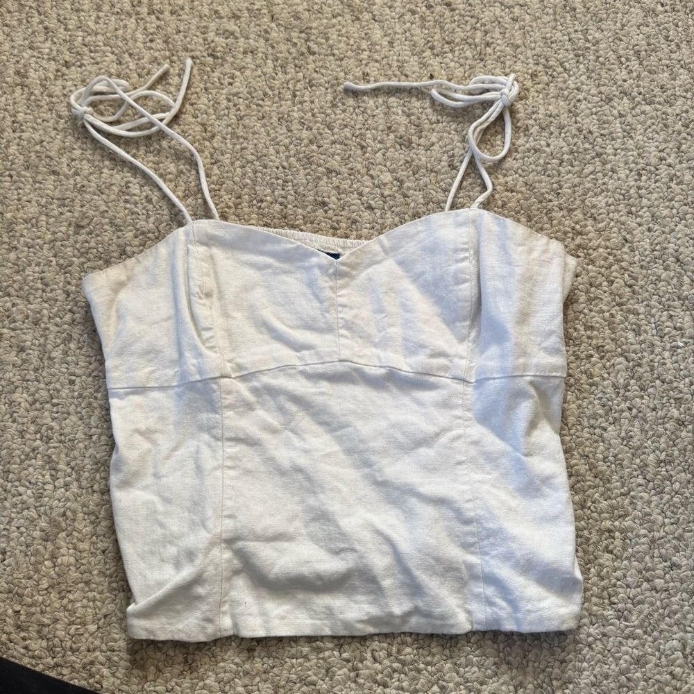 Tank top with ties